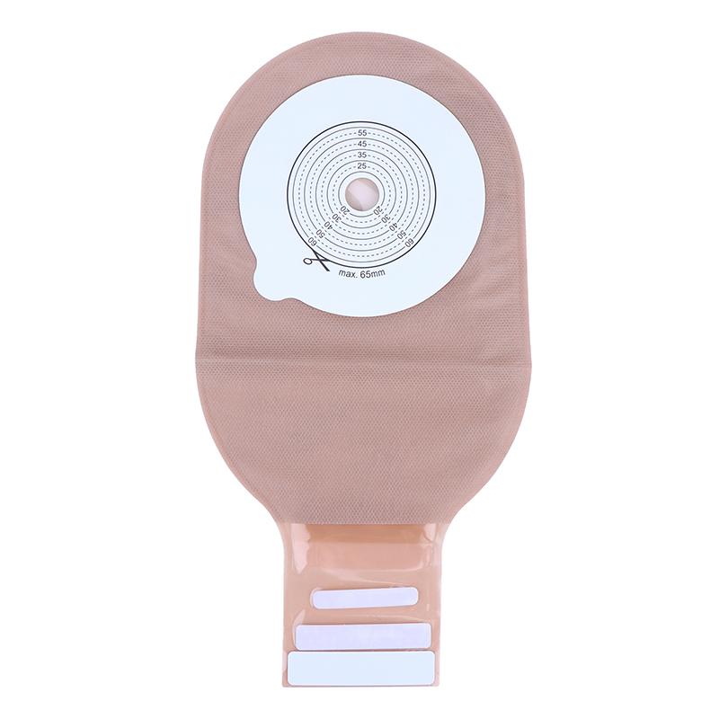 Odor Resistant Colostomy Bag 1Pcs 65mm Hole Drainable High Absorbency Disposable Ostomy Pouch for Travel