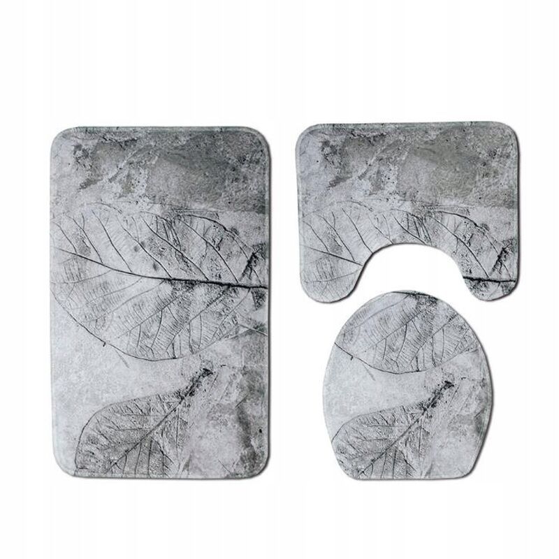 

Bathroom Floor Mat Bathroom Mat Toilet Three-Piece Set Three-piece set