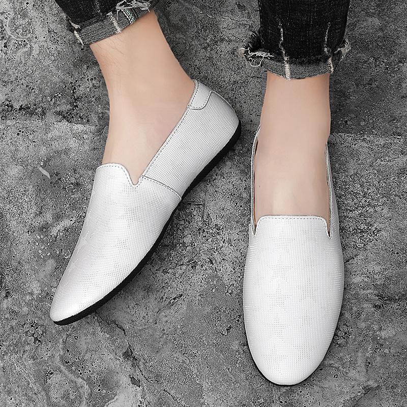 Módní Pánské Mokasíny z Pravé Kůže Ležérní Pánská Obuv 2024 Pánská Pohodlná Svatba Společenská Obuv Vysoká Kvalita Pánská Business Obuv