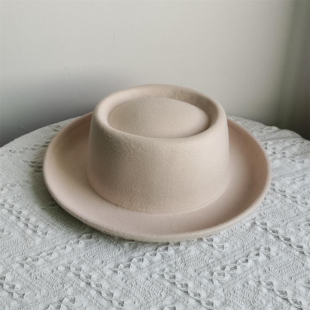 Fedora Hut Pork Pie Hut Papa Woll Flacher Hut Jazz Hut Für Damen Herren Spieler Boater Trilby Hut Hut Feder Zubehör