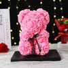 25cm Eternal Rose Bear, Anniversary Gift, Valentine's Day Gift, Embrace Rose Bear, Simulated Rose Bear, Birthday Gift