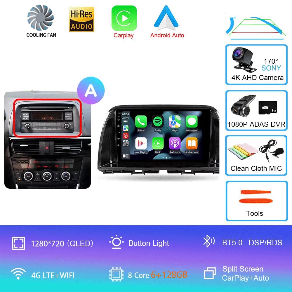 Android 14 Car Radio For Mazda CX5 CX-5 CX 5 2012 - 2015 Multimedia Video Player Navigation stereo GPS No 2din 2 din dvd