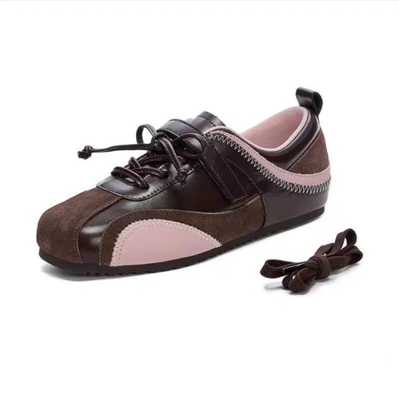 Velcro Student Sports Little White Shoes Women's Autumn New Niche Versatile Casual Skirt