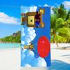Funny Cute Game S-Super Bear A-Adventure Soft Beach Towels Trip Swim Pool Bathing Towel Gym Spa Home Decor Gift Holiday Vacation