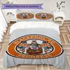 Blackpool Football Club Pattern Bedding uilt Set uilt Cover Pillowcase Home Decoration Birthday Gift (1*duvet cover + 2*pillowcase without core)