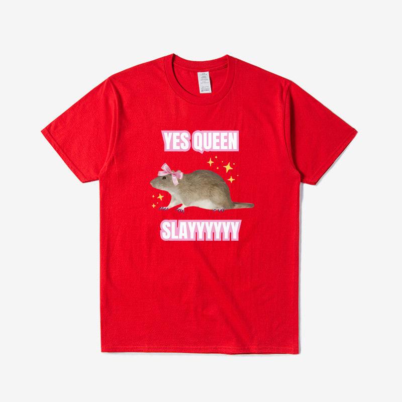 Lustiges Maus-bedrucktes Herren-T-Shirt Sommer Vintage Kawaii Herren- und Damen-Surf-Strand-T-Shirt Unisex Atmungsaktives Freizeit-Top