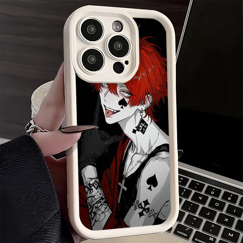 Phone Case for iPhone 17 Air 16E 15 16 Pro Max Devil Bad Boy Anime Style Cover 14 Plus 13 12 Mini Soft Shell Silicone Fundas