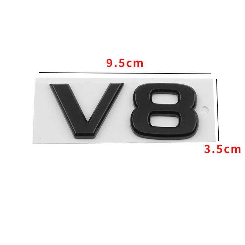 3D ABS PLATINUM VVEL DIG V8 Letters Logo Car Trunk Badge Emblem Decals Sticker For Nissan Patrol Y60 Y61 Y62 Armada Accessories