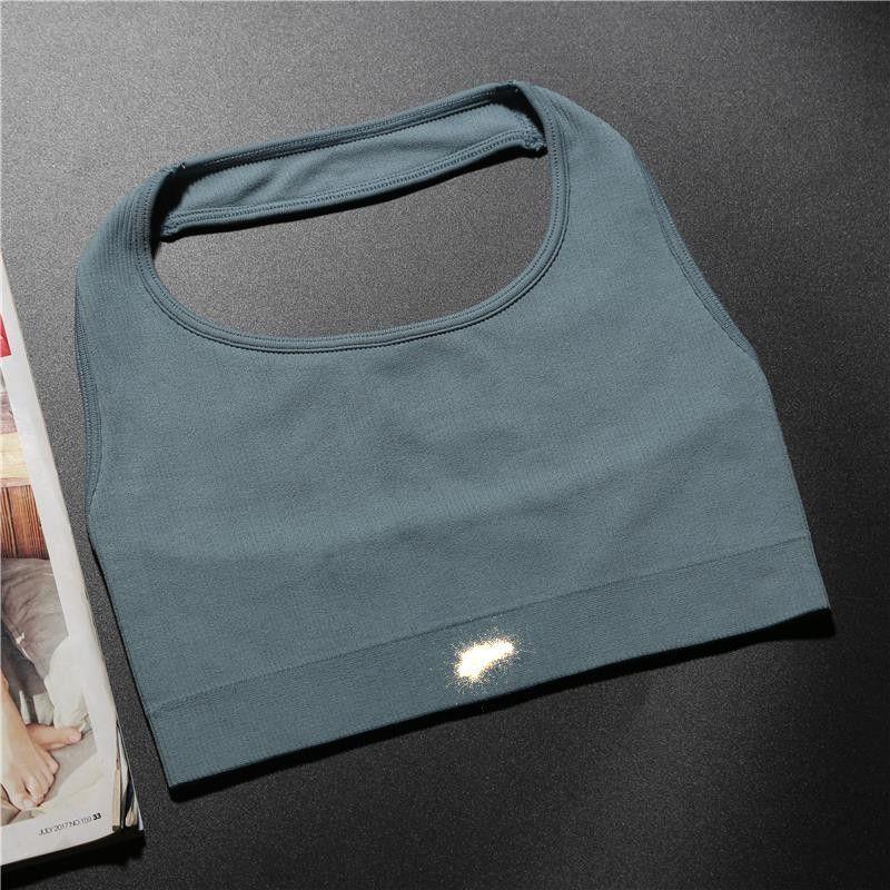 

Cattle Goods Halter Backless Stretch Tight Sports Underwear Carbon Blue S