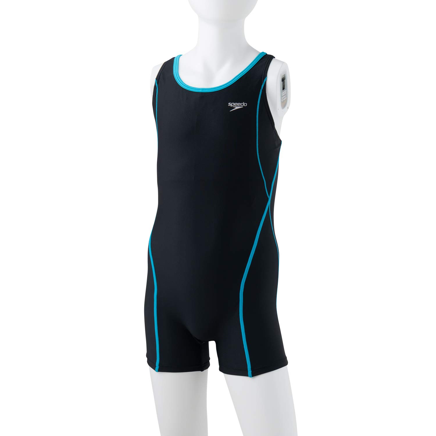 

Speedo Rode Spats Suit, School Swimsuit for Girls, Black/Turquoise, Size 130