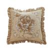 Ruffle Bed Cushion, Flower Ruffle Light Luxury Pillow, Cute
