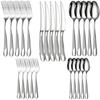 5/25pc Stainless Steel Tableware Star Diamond Shaped Tableware Set Knife Fork and Spoon Dessert Dinnerware Wedding Favour