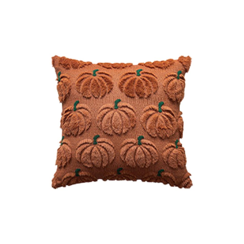 Pumpkin Fall Pillow Covers Halloween Throw Pillow Cover Couch Cushion Case Plush Pillow Cushion Cover for Halloween Decoration