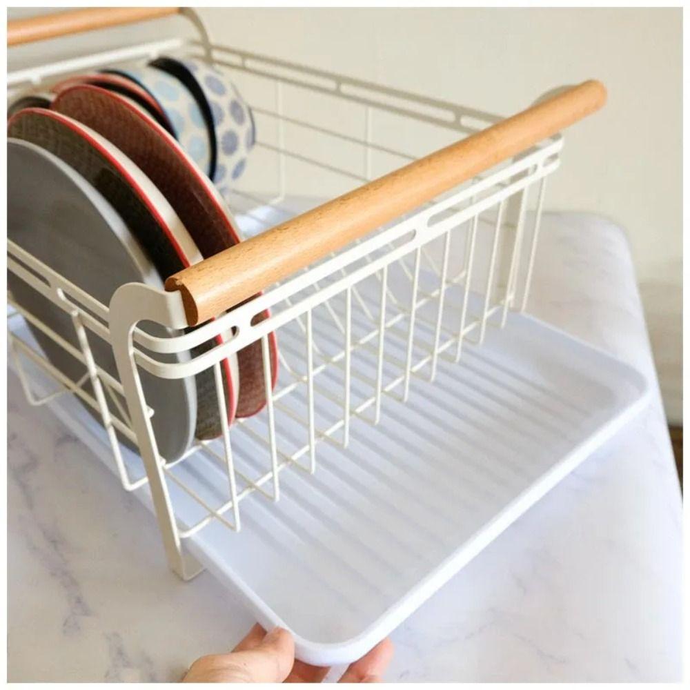 Japanese-Style Dish Rack Tableware Simple Drain Rack Draining Rack  Bowl and Chopsticks