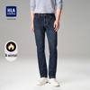 HLA Men's Winter Warm Straight-Leg Jeans