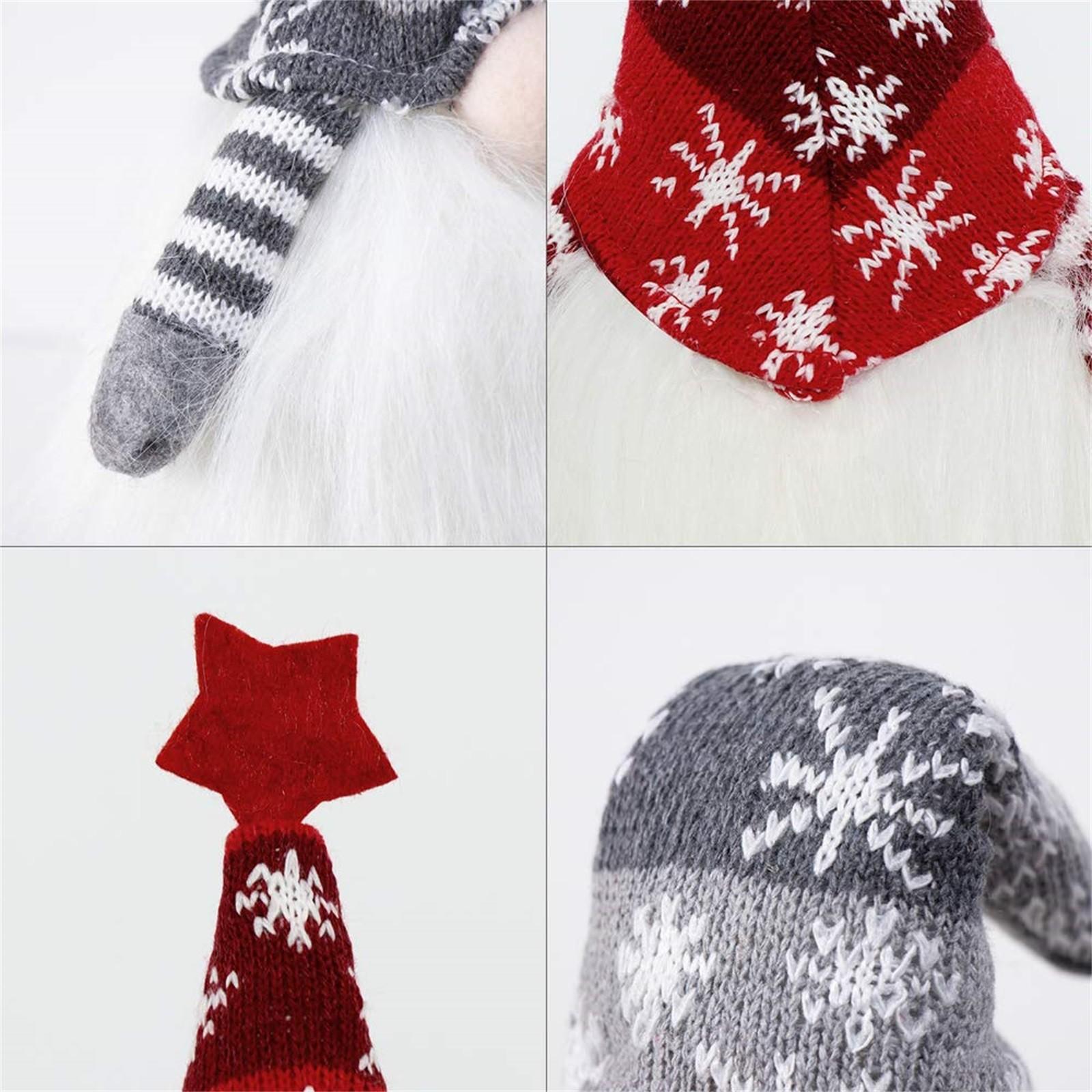 Рождественские украшения в виде безликого старика — фото 4