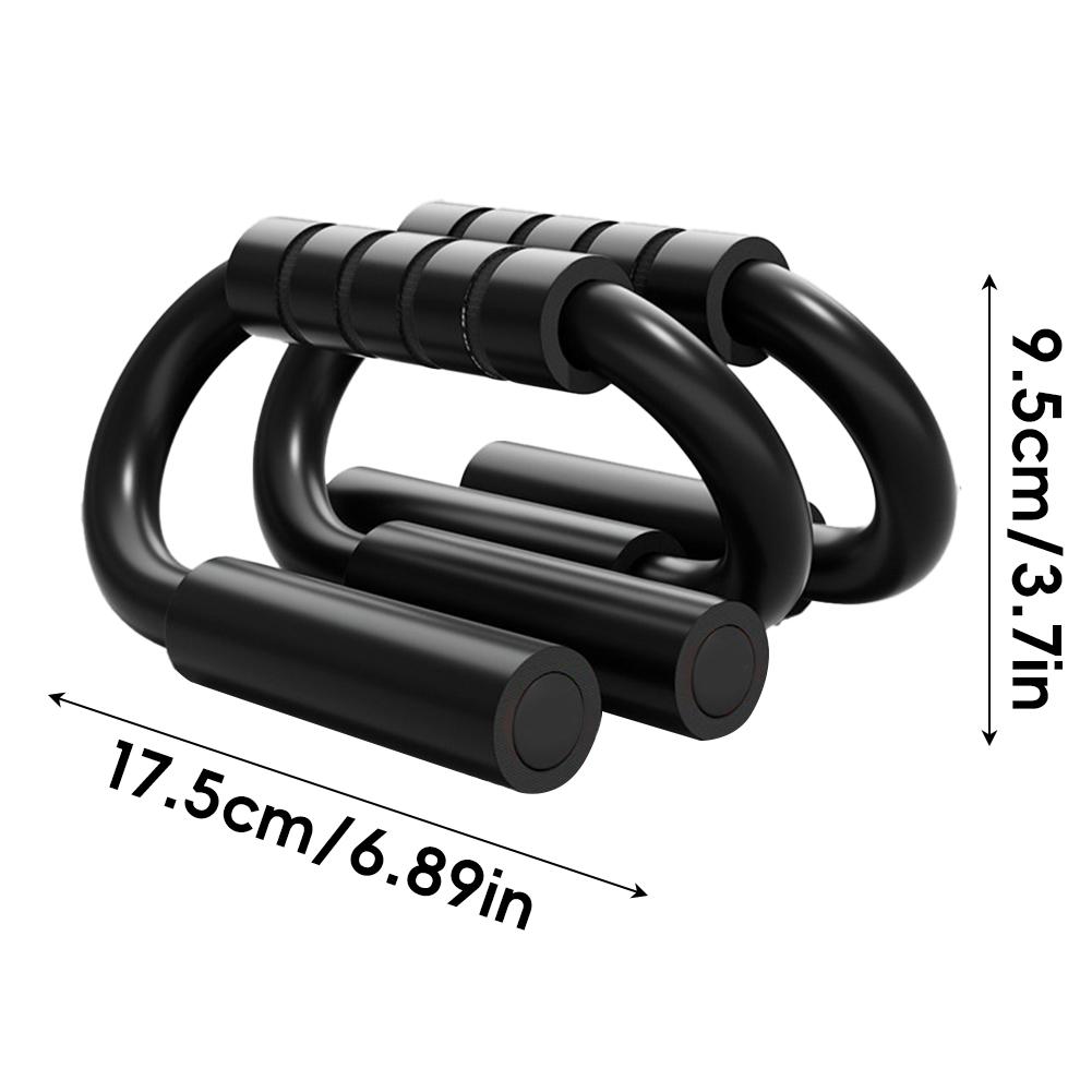 1Pair Plank Fitness Trainer Multifunctional S-TypePlank Support Training Device Home Elbow Support Abs Workout Equipment