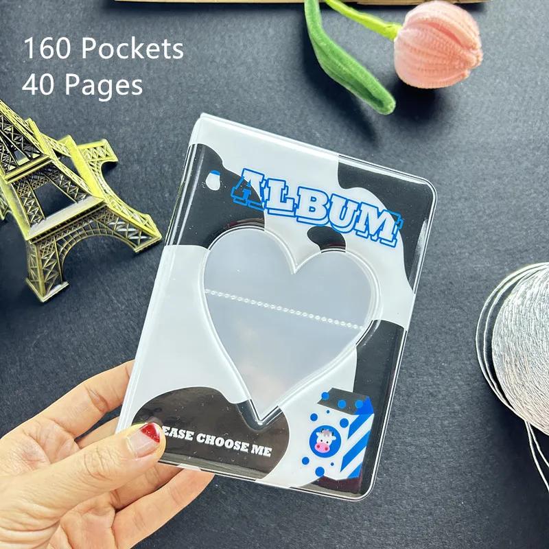 3 inch 64/160 Pockets Mini Photo Album Cartoon Album Photo Holder Book Collect Kpop Album De Fotos Kpop Photocard Binder