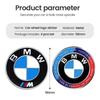 1/4pcs Lot 56mm Wheel Hub Cap Emblem Sticker Car Decoration For BMW Performance F25 F26 F15 F16 E90 E91 E92 E60 E84 G22 X3 X5 X6