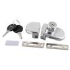 Door Lock Glass Cabinet Display For 5-8mm Thick Glass