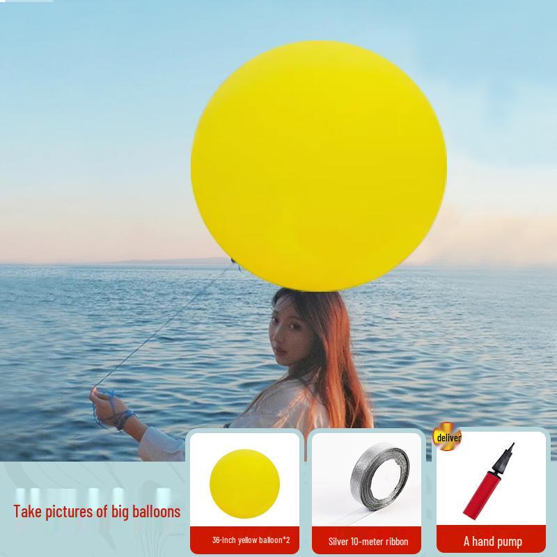 Beach Travel Balloon Photo Props for Team Building and Outdoor Shoots