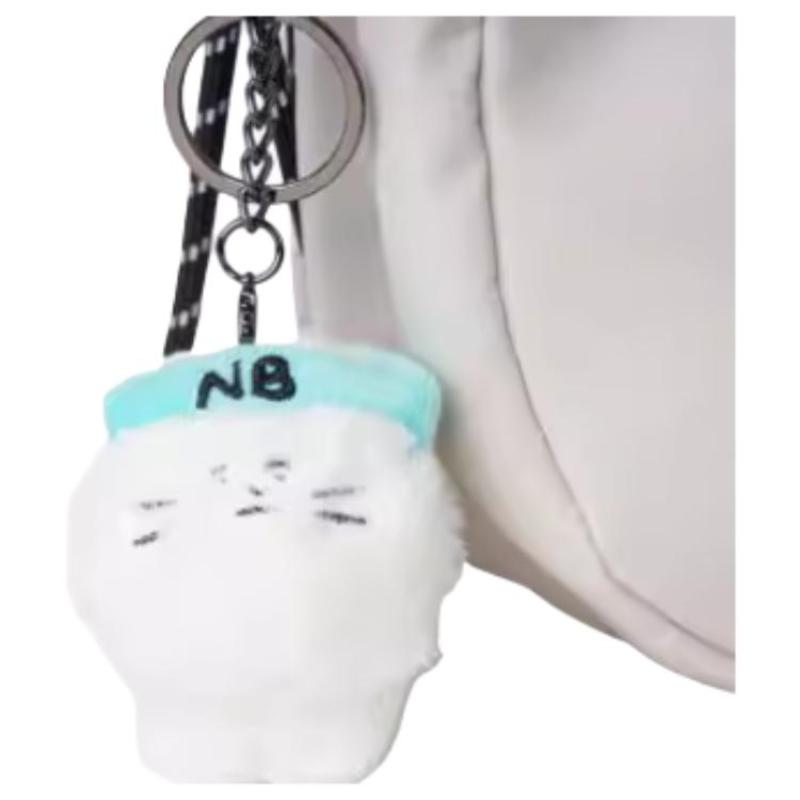 New Balance Fabric Shoulder Bag, Crossbody Bag Regular Unisex Ecru New Balance LAB52402-CIC