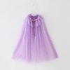 Fairy Girl Kids Cape Frozen Elsa Dress Princess Costume Cloak Tulle Xmas Shawl
