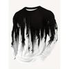 Men's 3D Printed Poker Long Sleeve T-Shirt Top