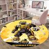 1pc Bumblebee1 Print Round Carpet Chair Round Carpet Suitable for Bedroom Living Room Home Decorative Carpet