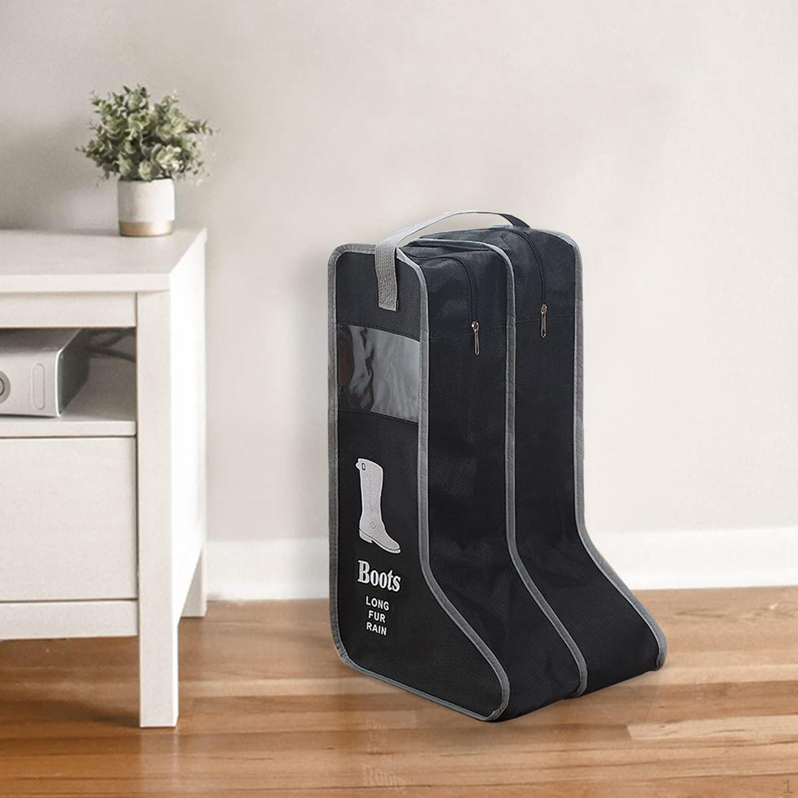 

2 шт. Сумки для хранения сапог с верхней ручкой Модный универсальный дорожный органайзер для обуви для