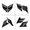 Motorcycle Black Stretched Extended Side Covers Panels ABS Plastic For Harley Touring Electra Street Glide Road King 2014-2023