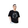 Li-Ning Graphic Print Loose Casual Sports Short Sleeve T-Shirt Men Tops Black AHSS167-4