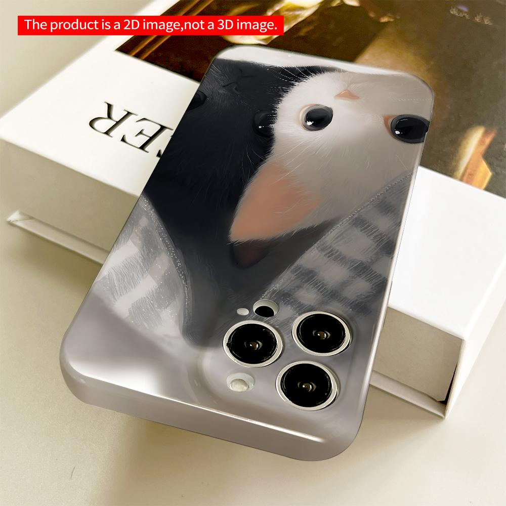 Adorable Black-White Kittens Under Blanket All Inclusive Film Hard Phone Case, Compatible with iPhone 18 Pro Max 17 16 15 14 13 12 11
