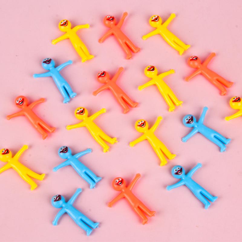 Elastic Yellow Minion Stress Relief Rubber Doll