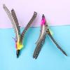 2pcs Pet Cat Toy Large Pearl Feather Bell Fishing Rod Replacement Head Funny Cat Stick Interactive Toy Cat Toys Interactive