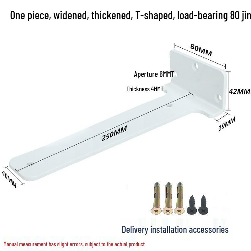 Soporte Triangular de Pared Invisible para Estantes de Escritorio o Mueble de TV