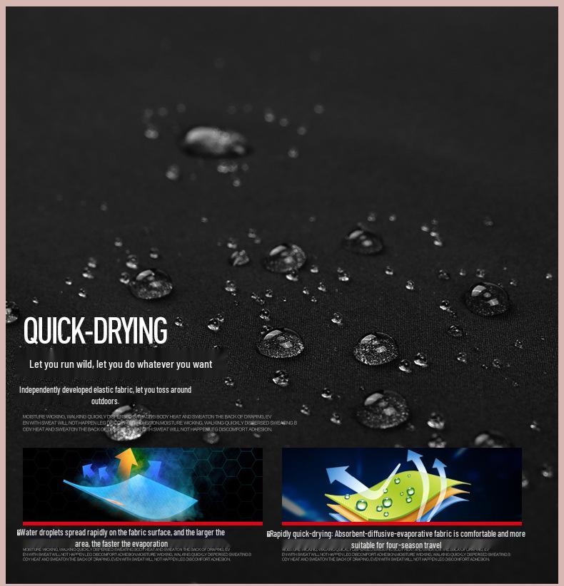 Men's UV Protection Quick-Dry Detachable Pants and Shorts Combo