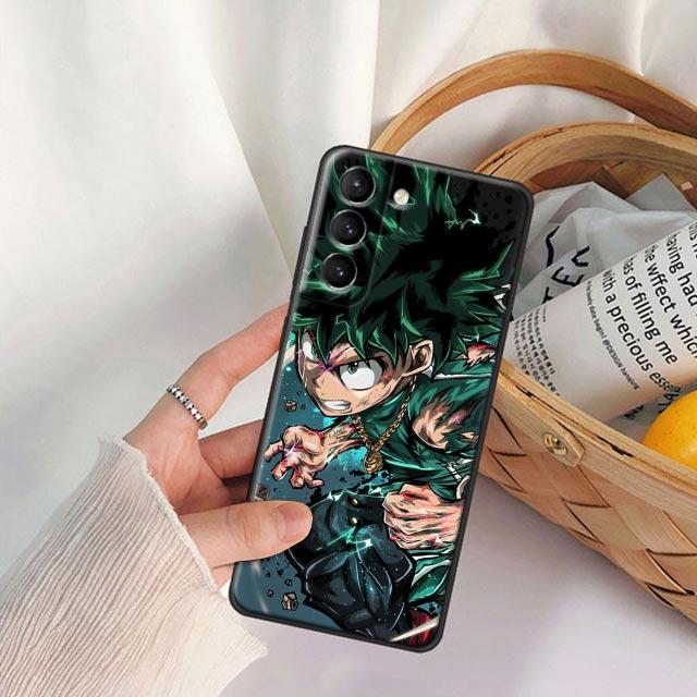 My Hero Academia Midoriya Izuku Anime Phone Case for Samsung Galaxy S22 S21 S20 Fe 5G S7 S8 S9 S10e Plus Ultra Silicone Cover
