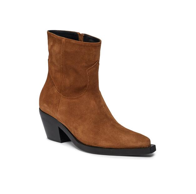 PINKO Ankle Boots Mozart Texano Al 23-24 BLKS1 102025 A0N8 Brown