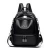 PU Backpack Women's Commuter Backpack Large Capacity Student Schoolbag Multi-function Shoulder Bag