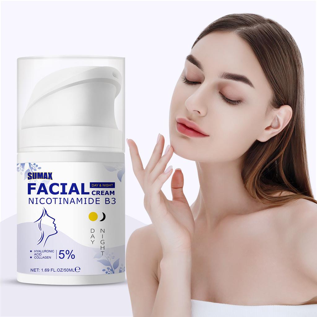 C50ml Niacinamide B3 Face Cream Mooth Delicate Radiant and Translucent Rapid Absorption of Skin Retinol Anti Aging Serum