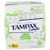 Tampons - Tampax - Compak Cotton Protection - 100% Coton Bio - Hypoallergénique - 14 Unités