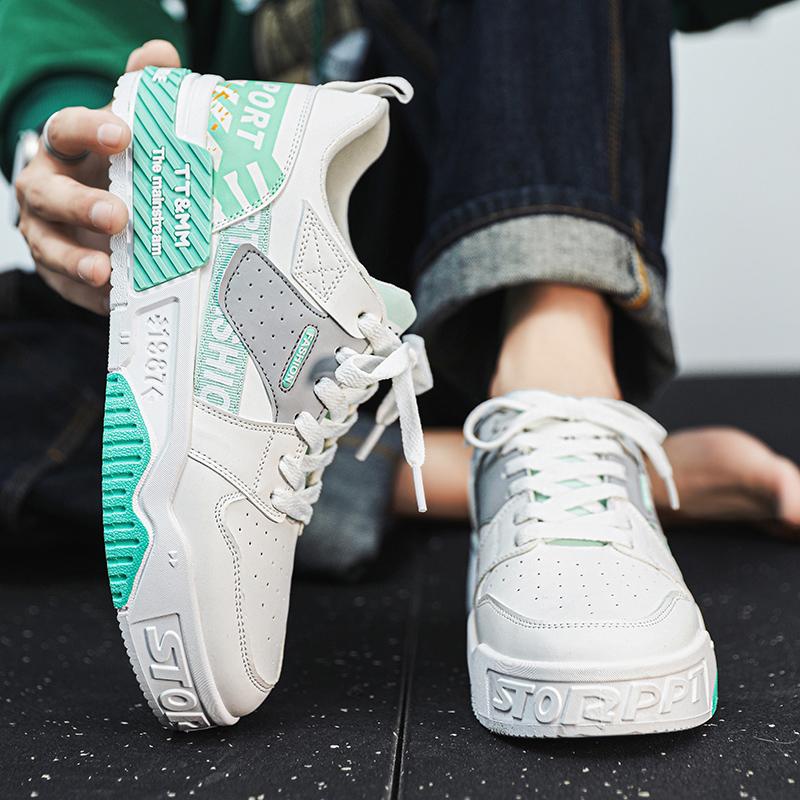 2025 new mesh surface breathable design casual board shoes students thick sole increase sports fashion shoes low top