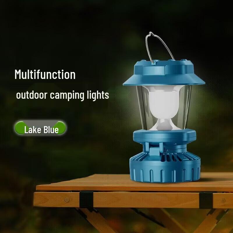 Multifunction Solar Camping Lantern with Fan