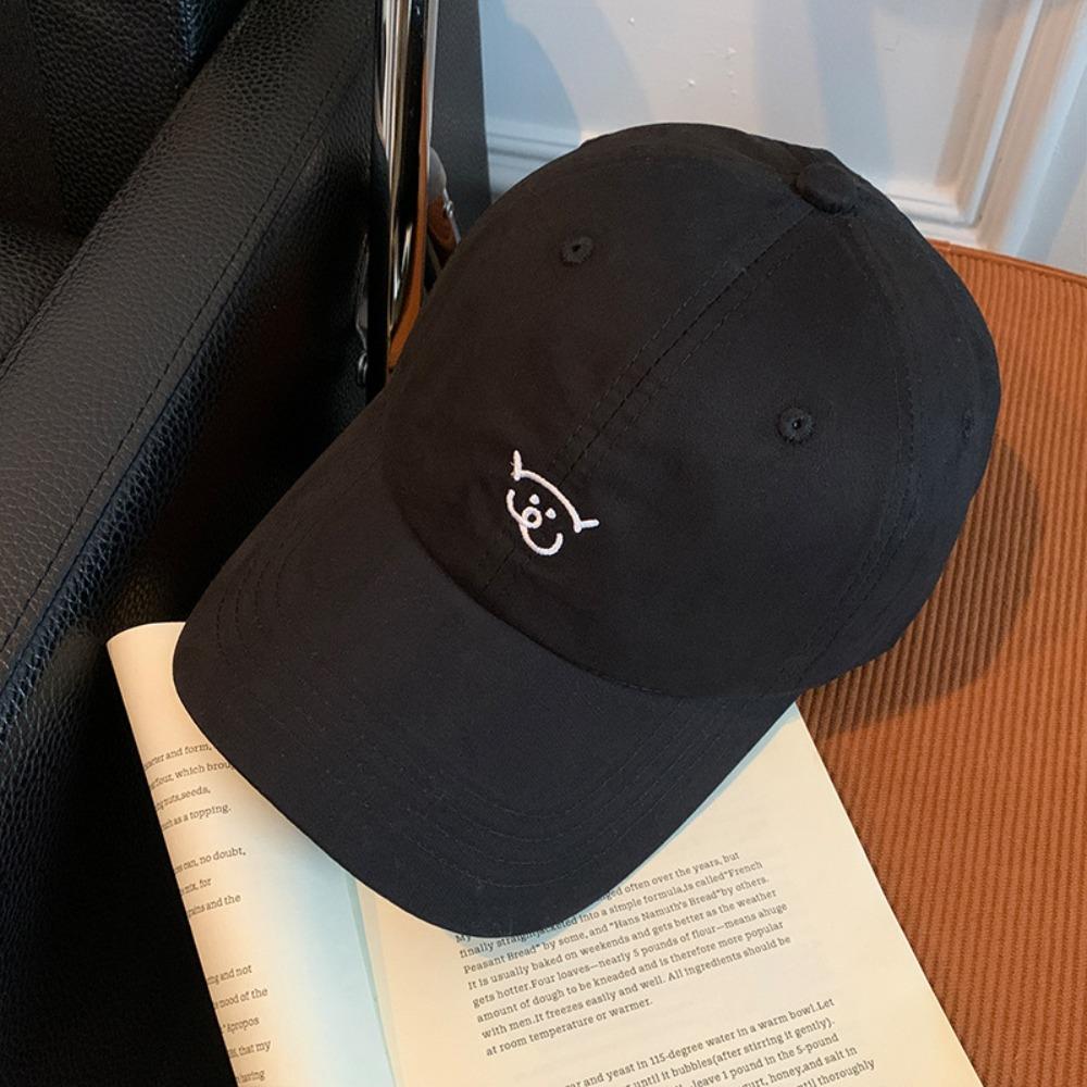 Sunscreen Baseball Cap Hip-hop Cotton Hat Fashion Piggy Embroidered Cap  Streetwear