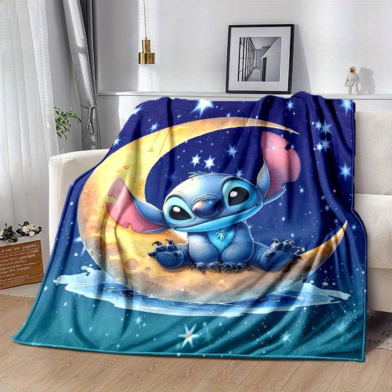 1 pezzo, "Stitch Notte di Luna Cielo Stellato Coperta Decorativa per la Casa Perfetta per Divano, Letto, Viaggio"