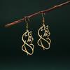 Cazador Gold Color Cat Kitten Drop Earrings for Women Stainless Steel Jewelry Cute Animal Earrings Valentine Gift Wholesale 2026