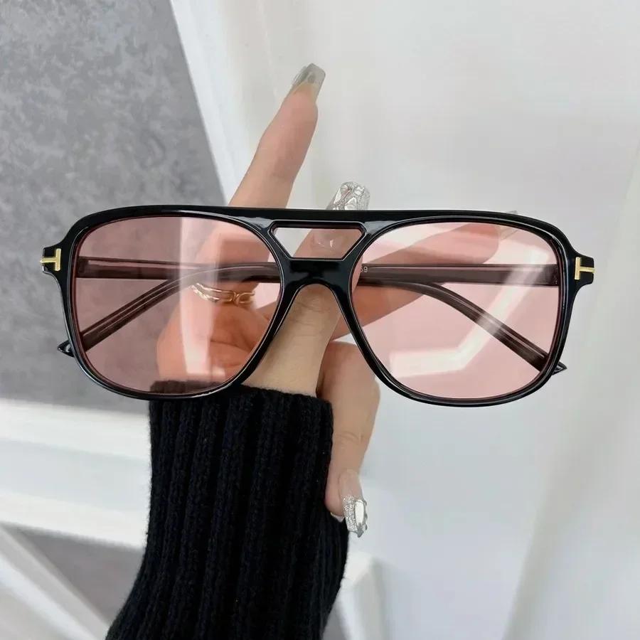 Fashion Sunglasses Women Men Square Plastic Vintage Stylish Oversized Ladies Sun Glasses Retro Vacation