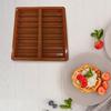 Chokladform Silikon Isbitsform 7,68x7,48 tum Fylld Isbitsform Rektangulär Godisbarsilikonform För Mjölk