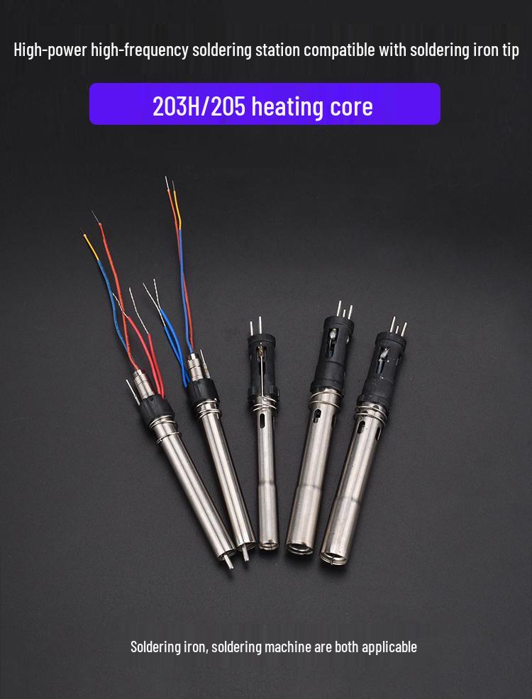 90W 203H/205H High-Frequency Soldering Iron Heating Core & Wire Accessory for Soldering Stations